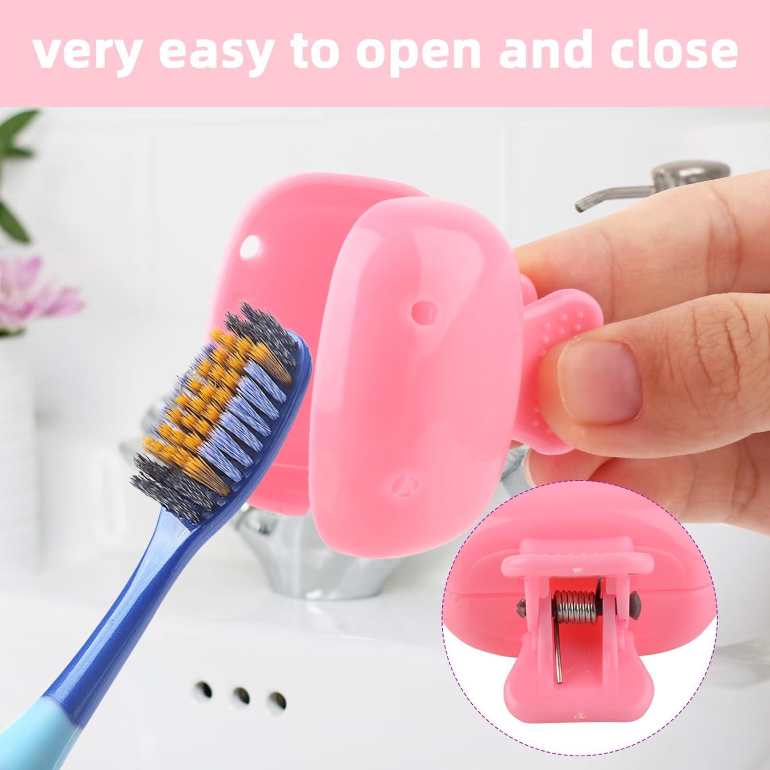 Paquete de 4 Cubiertas de Cabeza para Cepillo de Dientes Hxezoc