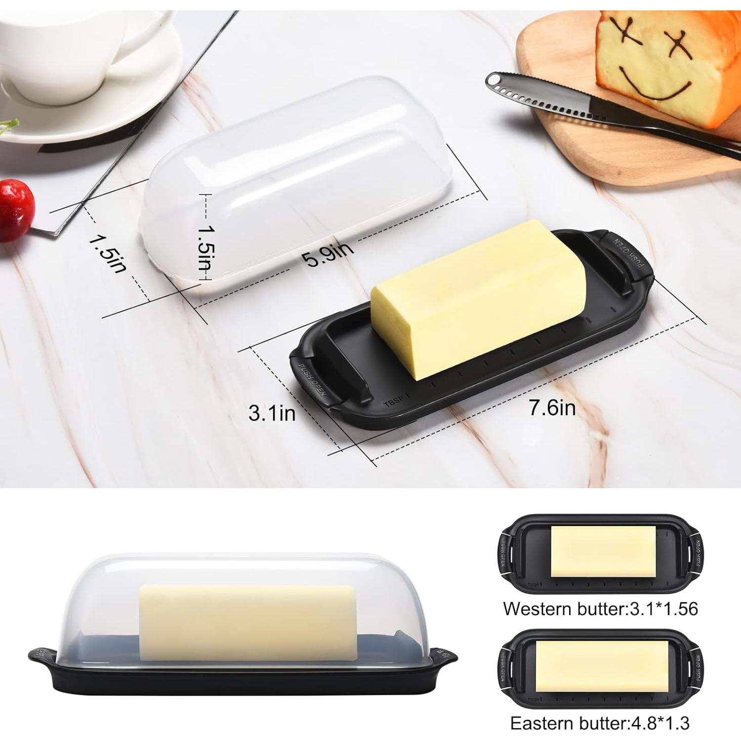 Plato para Mantequilla AONCO AC02 con Tapa Transparente 130g