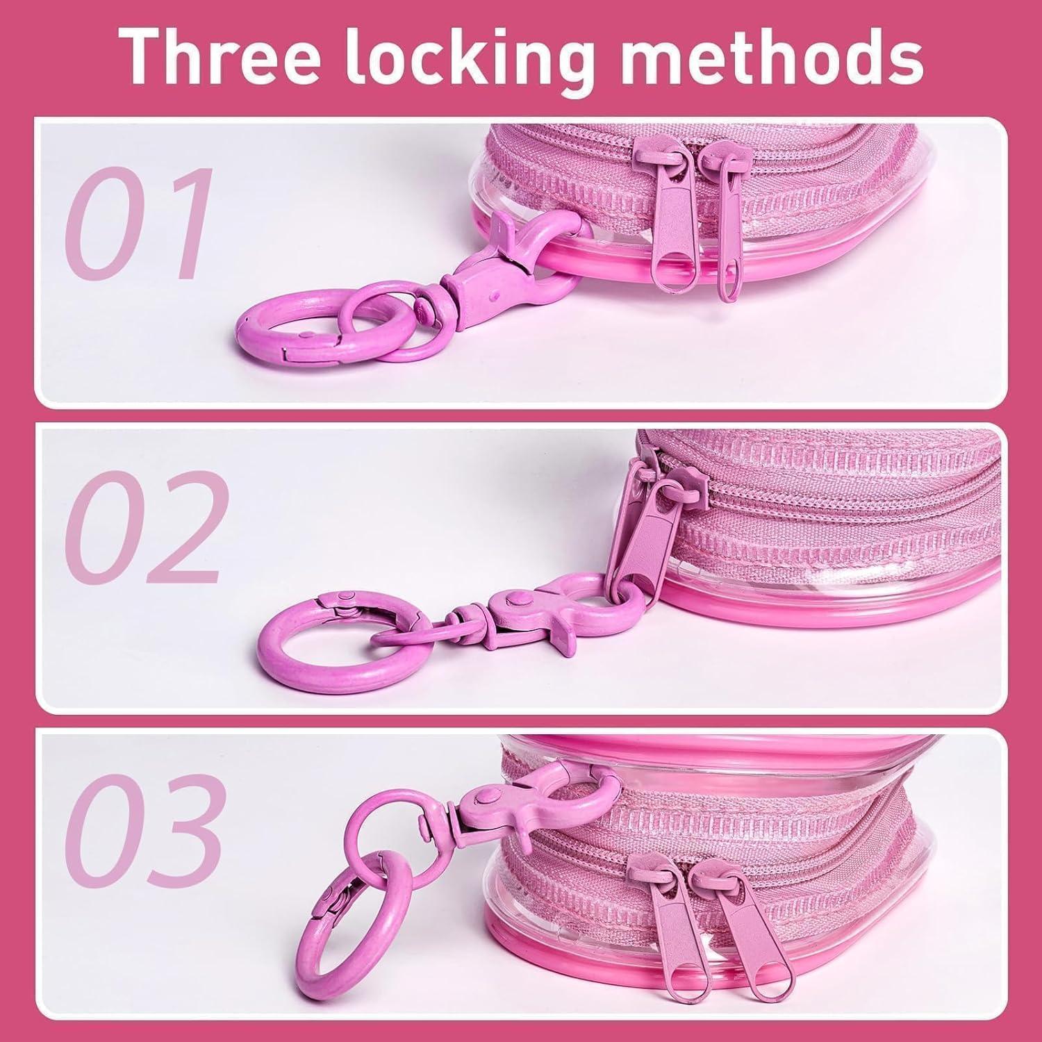 Bolsa de Almacenamiento Multifuncional Linsaner 2Pack Rosa + Púrpura