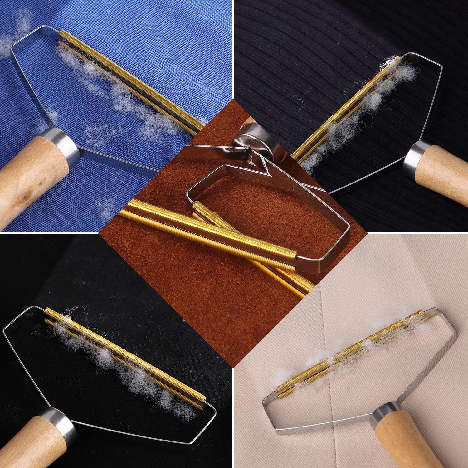 Removedor de Pelusa Portátil Perla Dorada - Ecológico y Eficaz