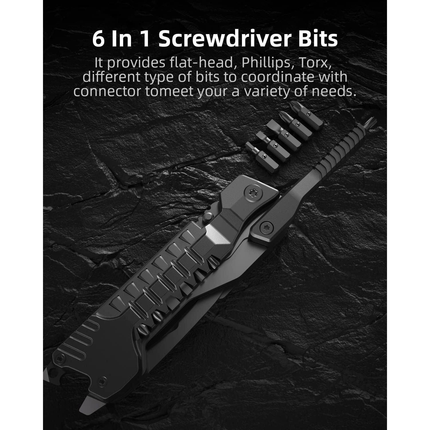 Cuchillo Multiherramienta GIRIAITUS 17 en 1 Acero Inoxidable