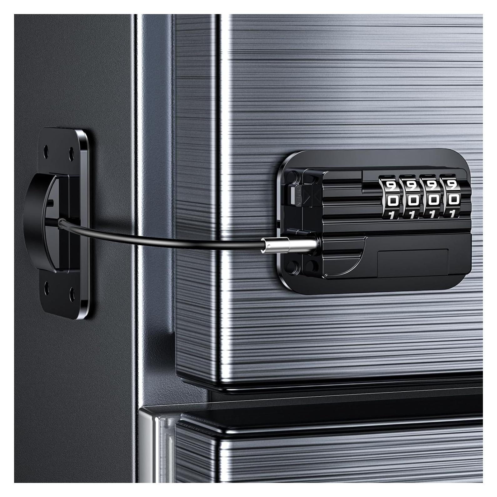 Candado de Seguridad para Refrigerador WILNIRY FC2024 Negro