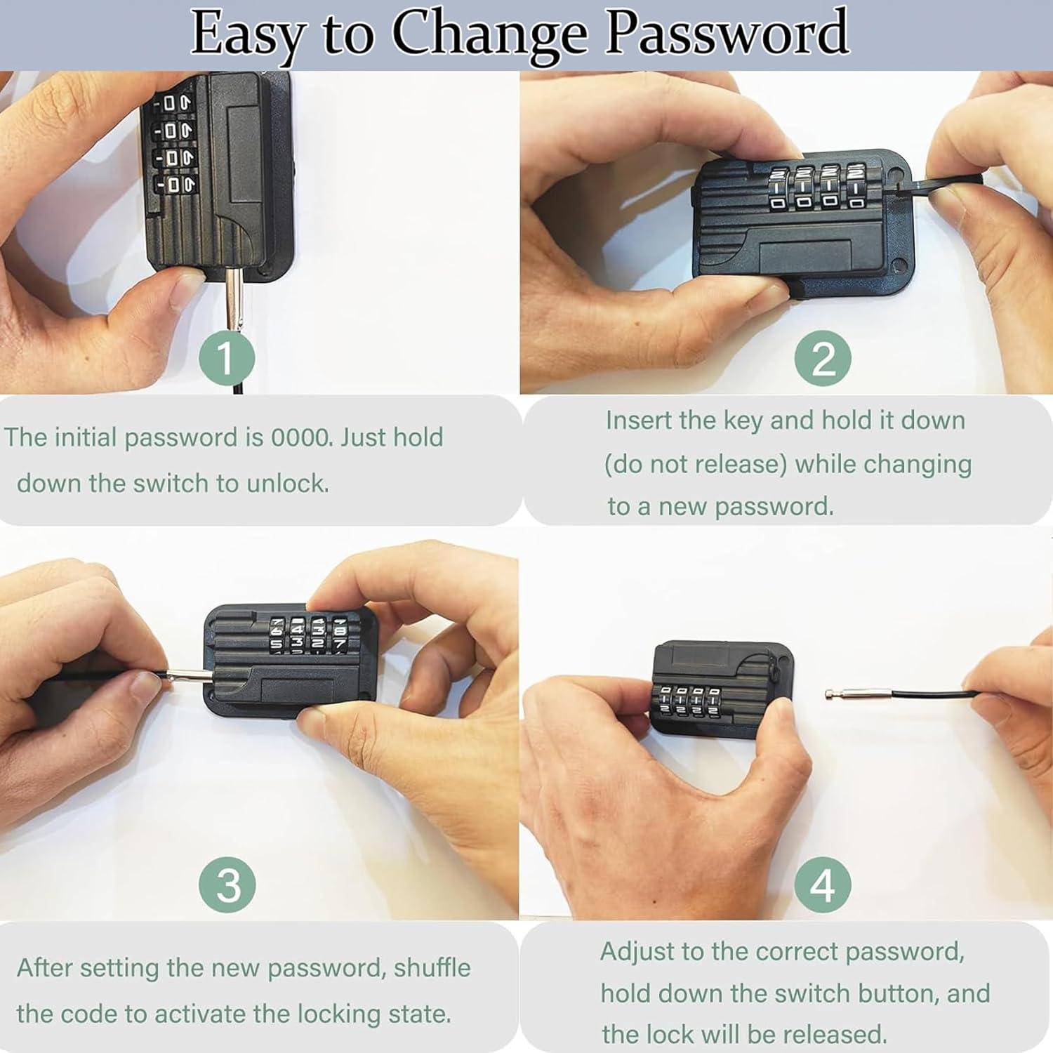 Candado de Seguridad para Refrigerador WILNIRY FC2024 Negro