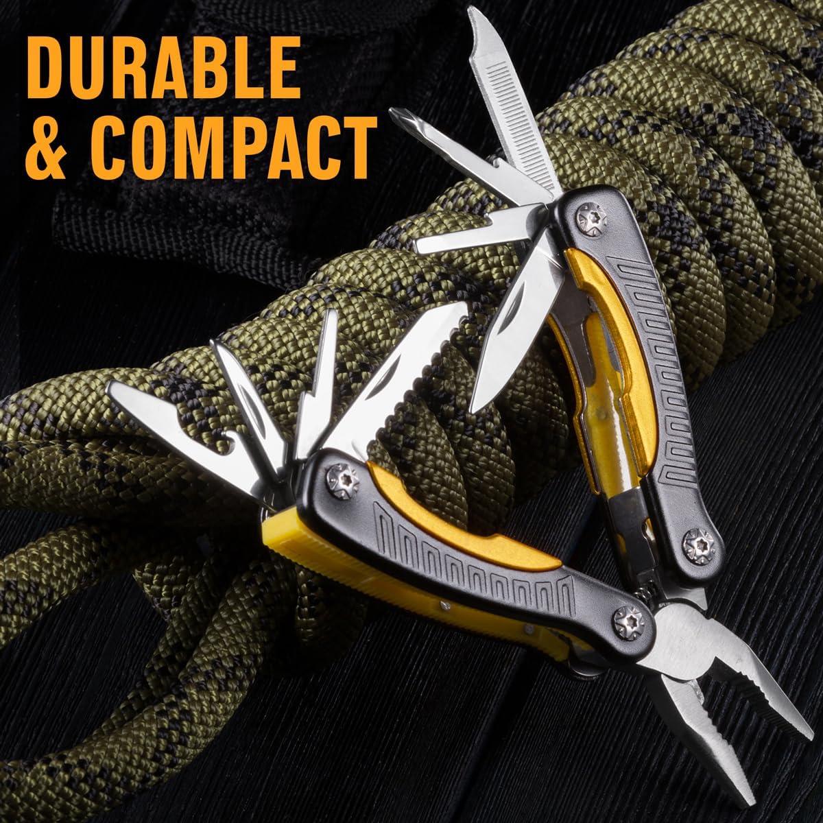 Mini Multiherramienta 12 en 1 Grand Way Amarillo/Negro