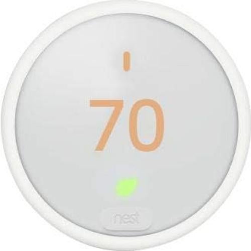 Termostato Inteligente Google Nest E - Programable, Blanco