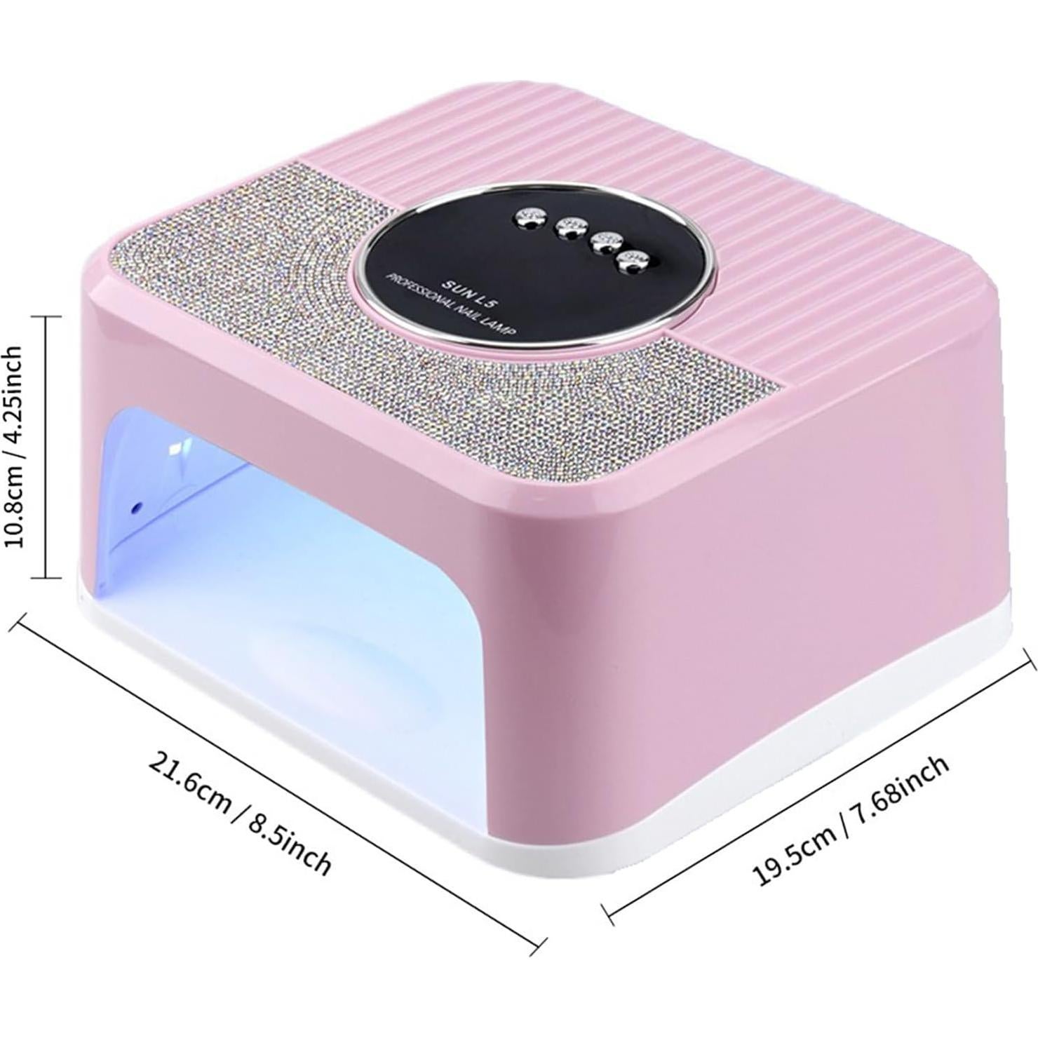 Lámpara de Uñas UV LED JYDFYP 268W con 4 Temporizadores