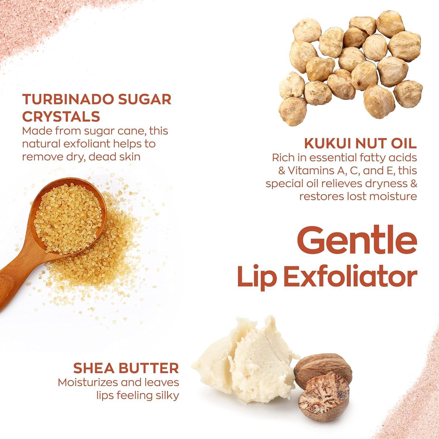 Exfoliante de Labios Vegano Hanalei - Azúcar de Caña Hawaiano 22g