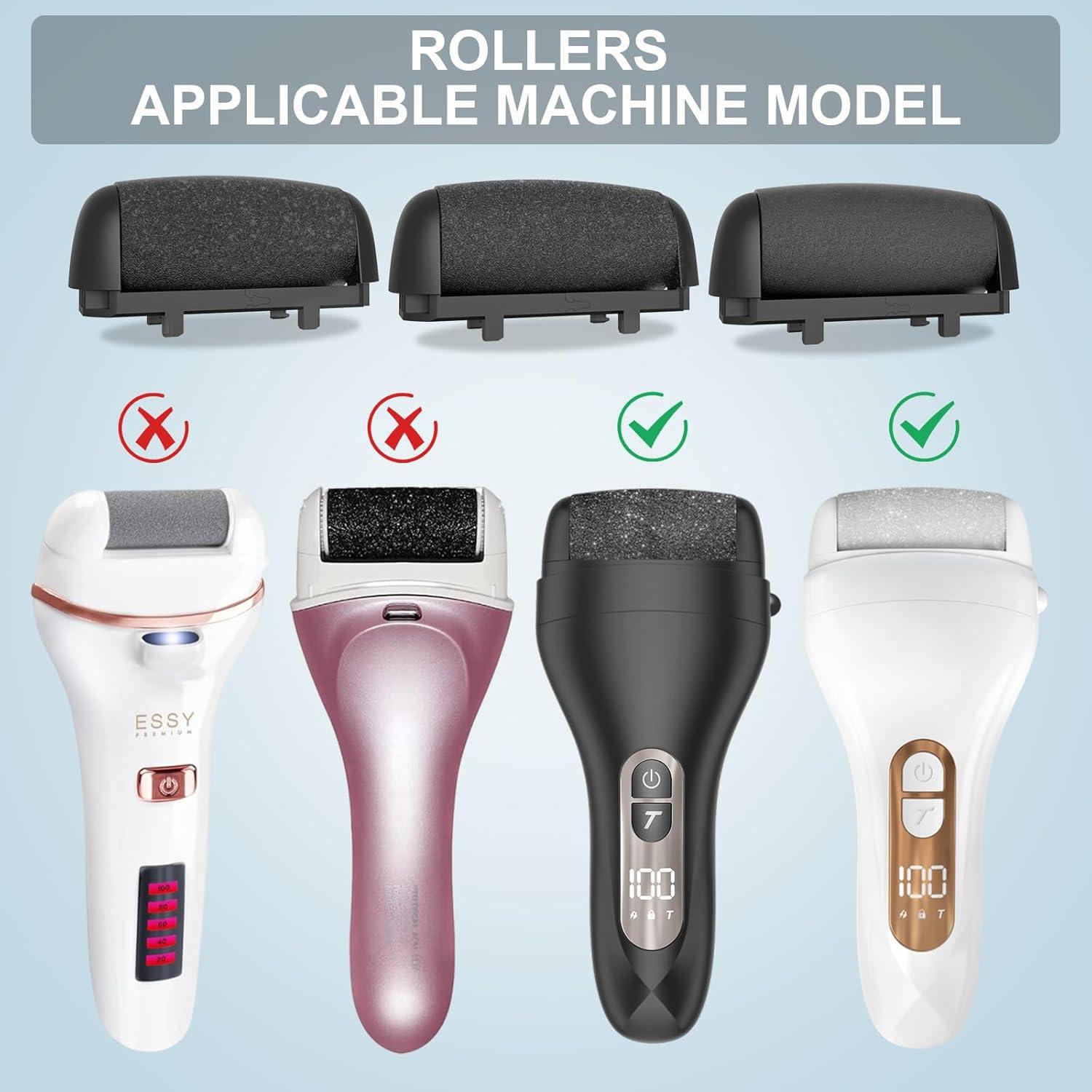 Cabezas de Rodillos de Reemplazo AdamPark 8 Piezas para Pedicura