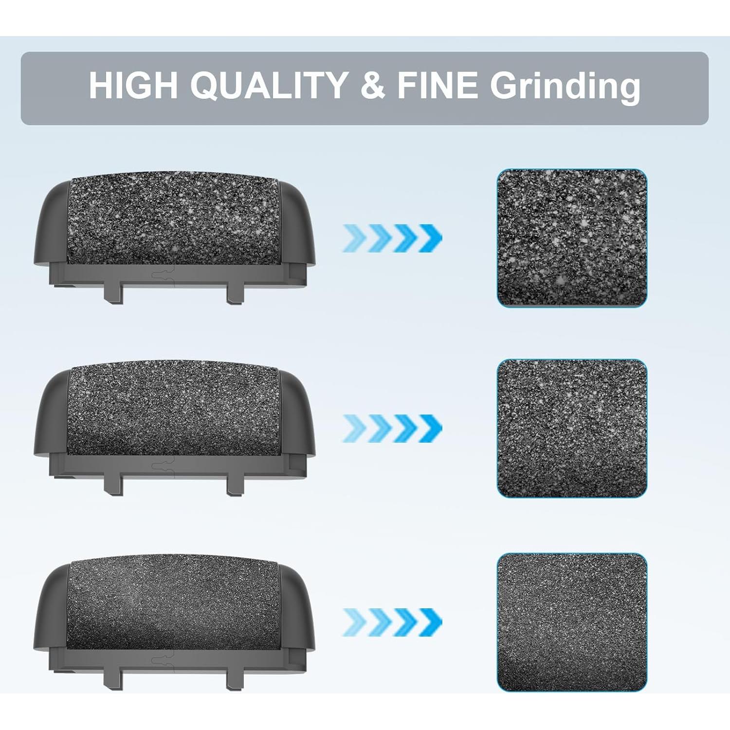 Cabezas de Rodillos de Reemplazo AdamPark 8 Piezas para Pedicura