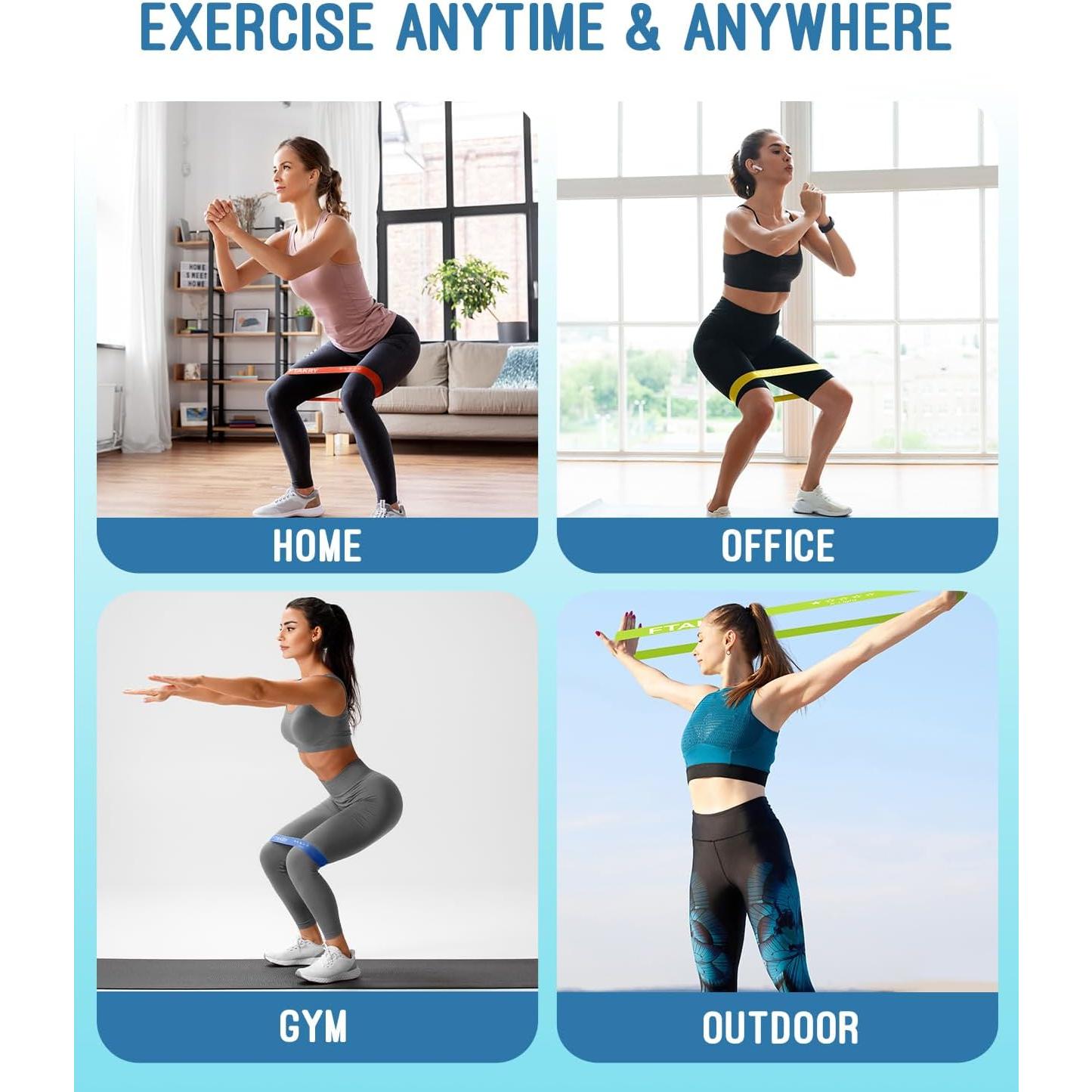 Conjunto de Bandas de Resistencia FTAKRY - 5 Niveles de Láttex