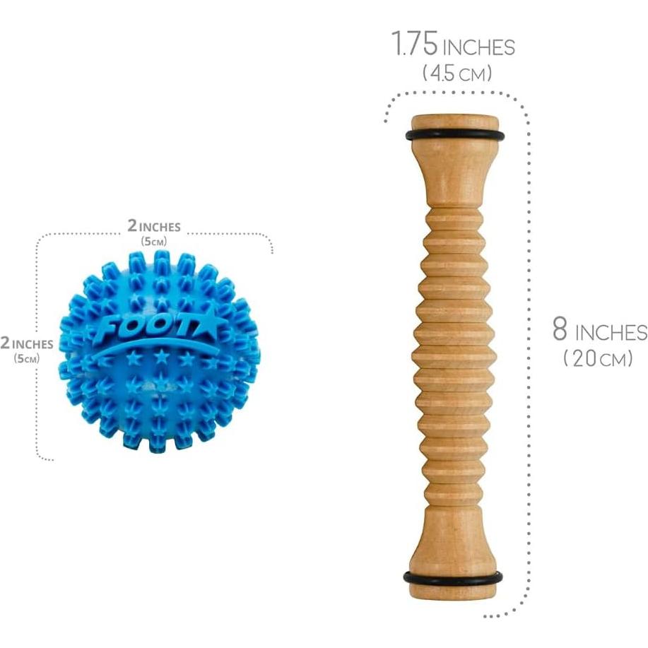 Rodillo de Pie y Bola de Masaje Body Back para Fascitis Plantar