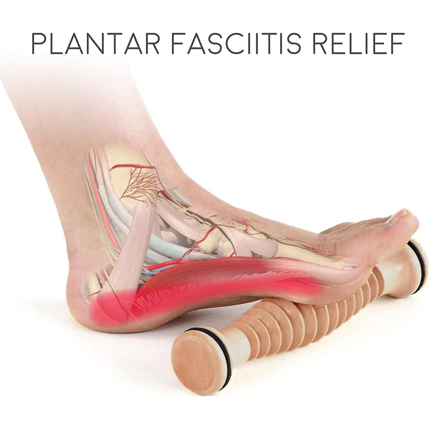 Rodillo de Pie y Bola de Masaje Body Back para Fascitis Plantar
