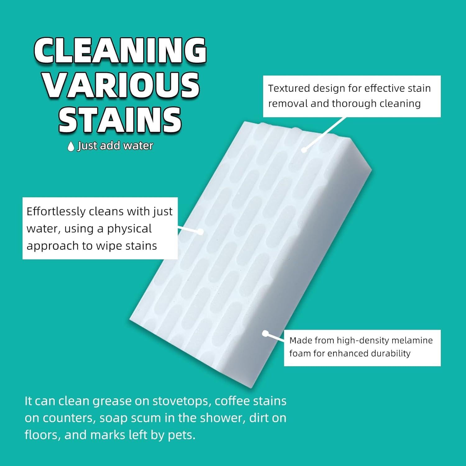 Borrador Esponja Mágica RongrongJIE 10 Pcs Densidad Alta