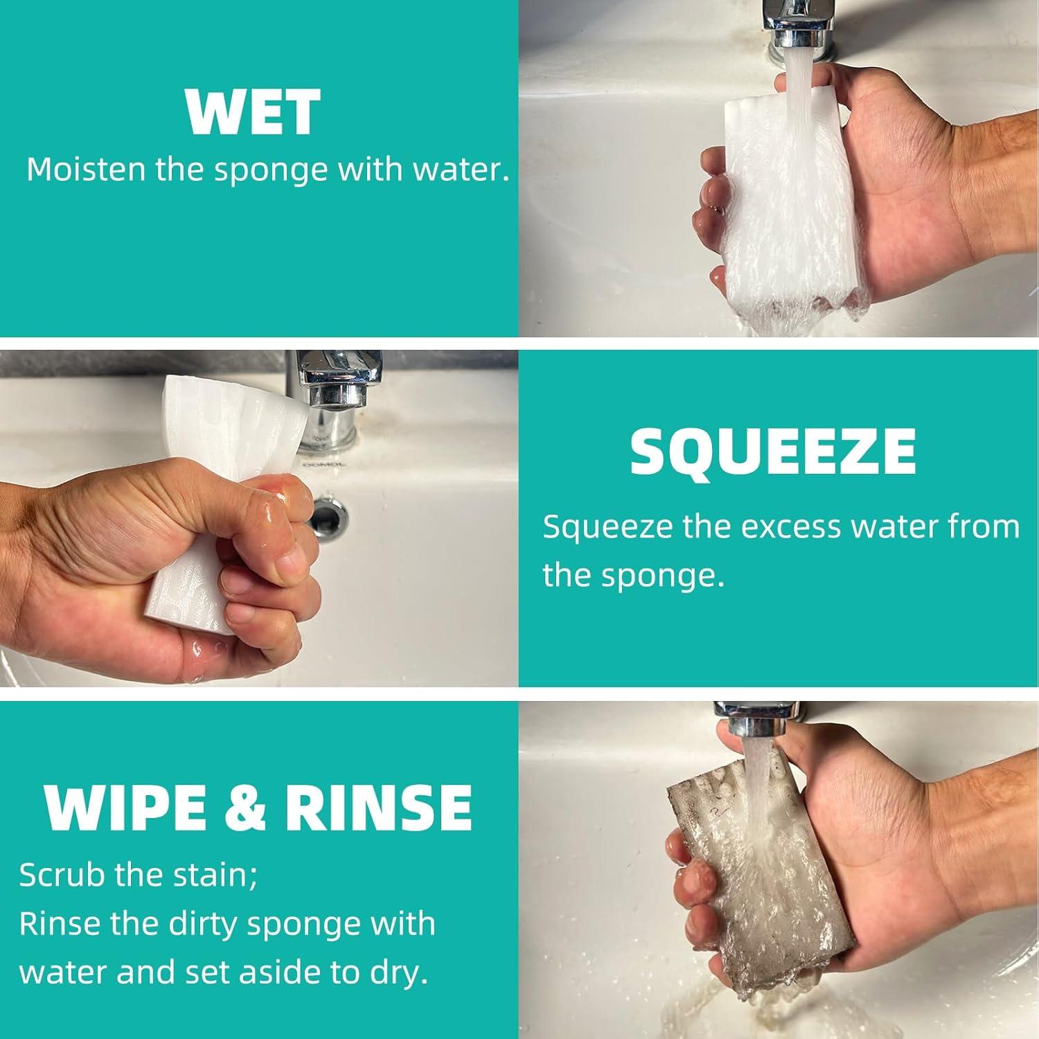 Borrador Esponja Mágica RongrongJIE 10 Pcs Densidad Alta