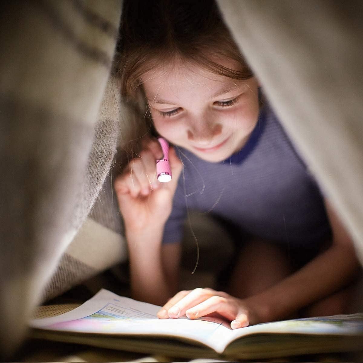 Linterna LED Azul AHIER 9 Unidades Portátil para Camping