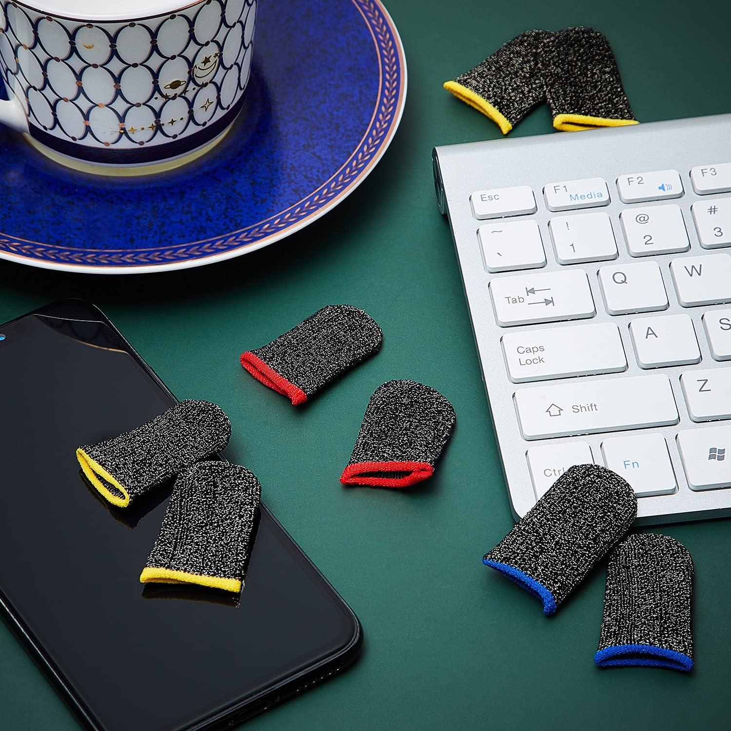 30 Piezas Mangas para Dedos Zonon Antideslizantes para Juegos