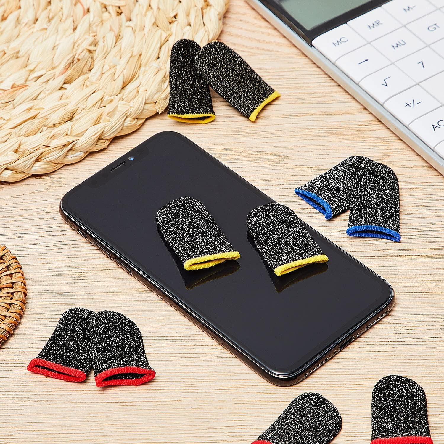 30 Piezas Mangas para Dedos Zonon Antideslizantes para Juegos