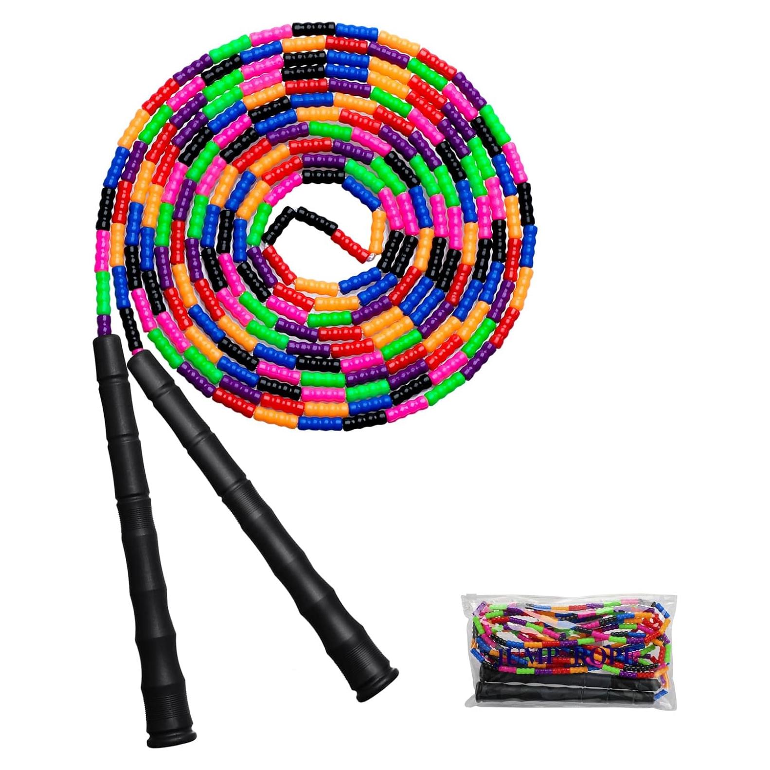 Cuerda de Salto Doble Holandesa Kingcolor 5m Ajustable para 6 Saltadores