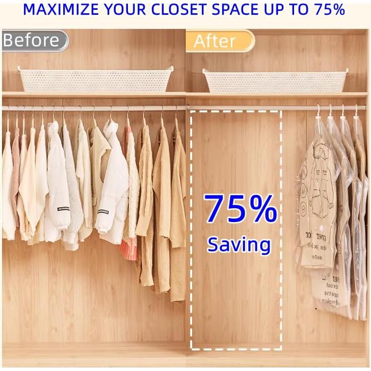 Bolsas de Almacenamiento al Vacío Colgantes SunHorde 6 Pcs