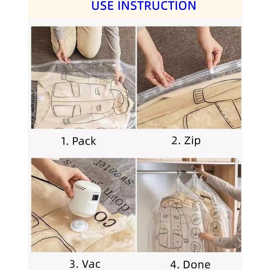 Bolsas de Almacenamiento al Vacío Colgantes SunHorde 6 Pcs