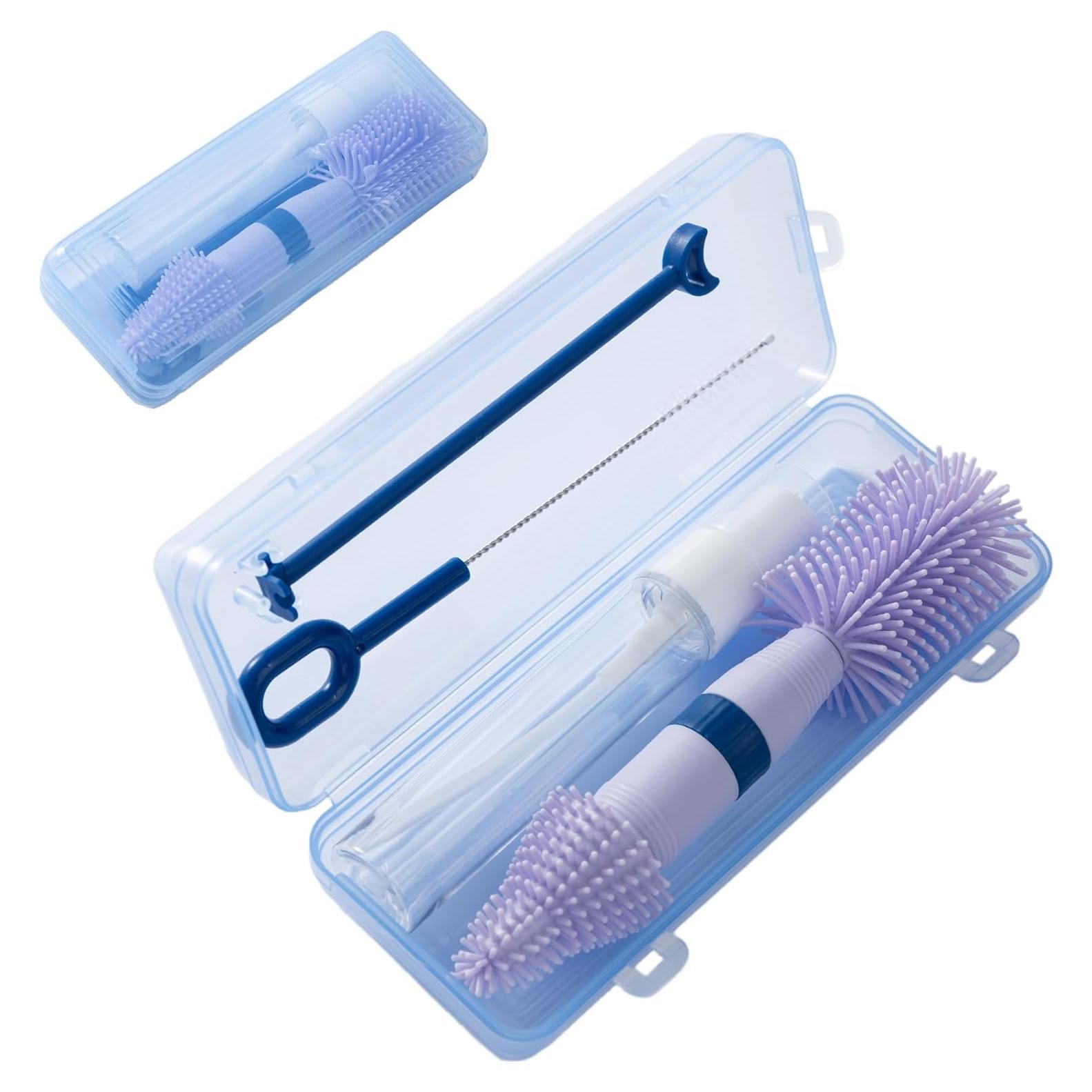 Cepillo de Botella Chemimoso para Bebés 236.6 ml Azul