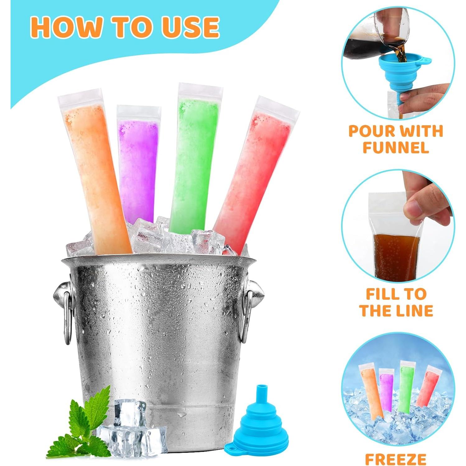 Bolsas Desechables para Helados Wercokt - 150 Unidades Sin BPA