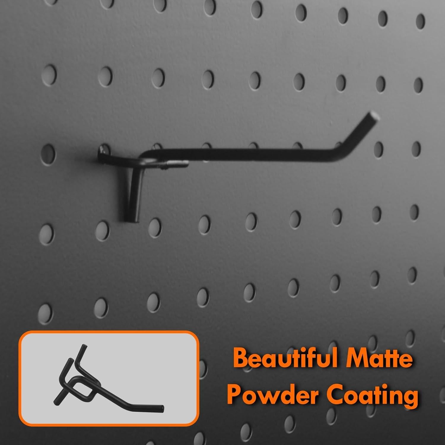 Ganchos de Metal para Tablero Perforado G.CORE - 30pcs 5.08cm