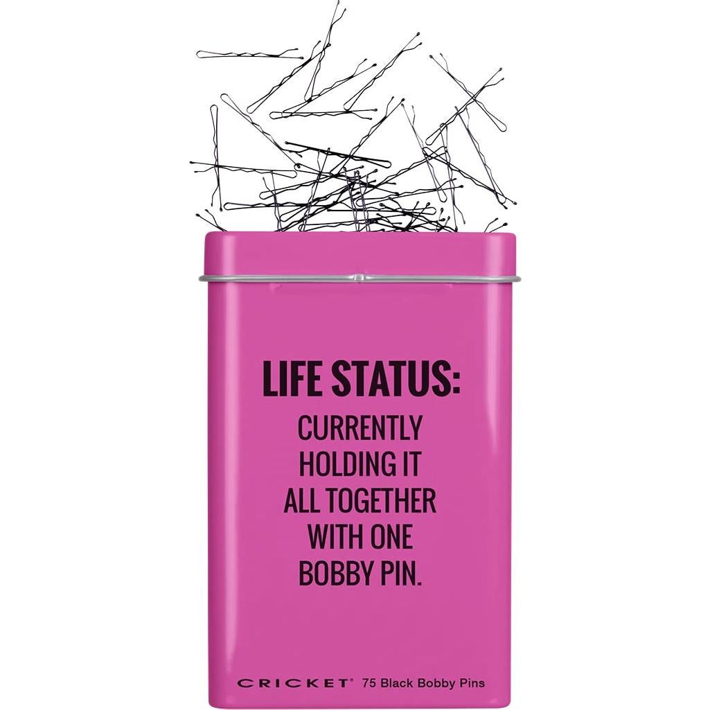 Lata de Pasadores de Cabello Cricket Life Status - 75 PC