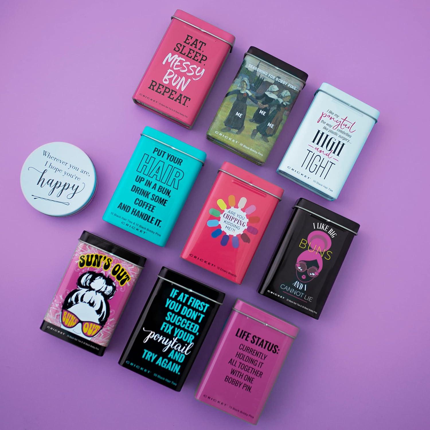 Lata de Pasadores de Cabello Cricket Life Status - 75 PC