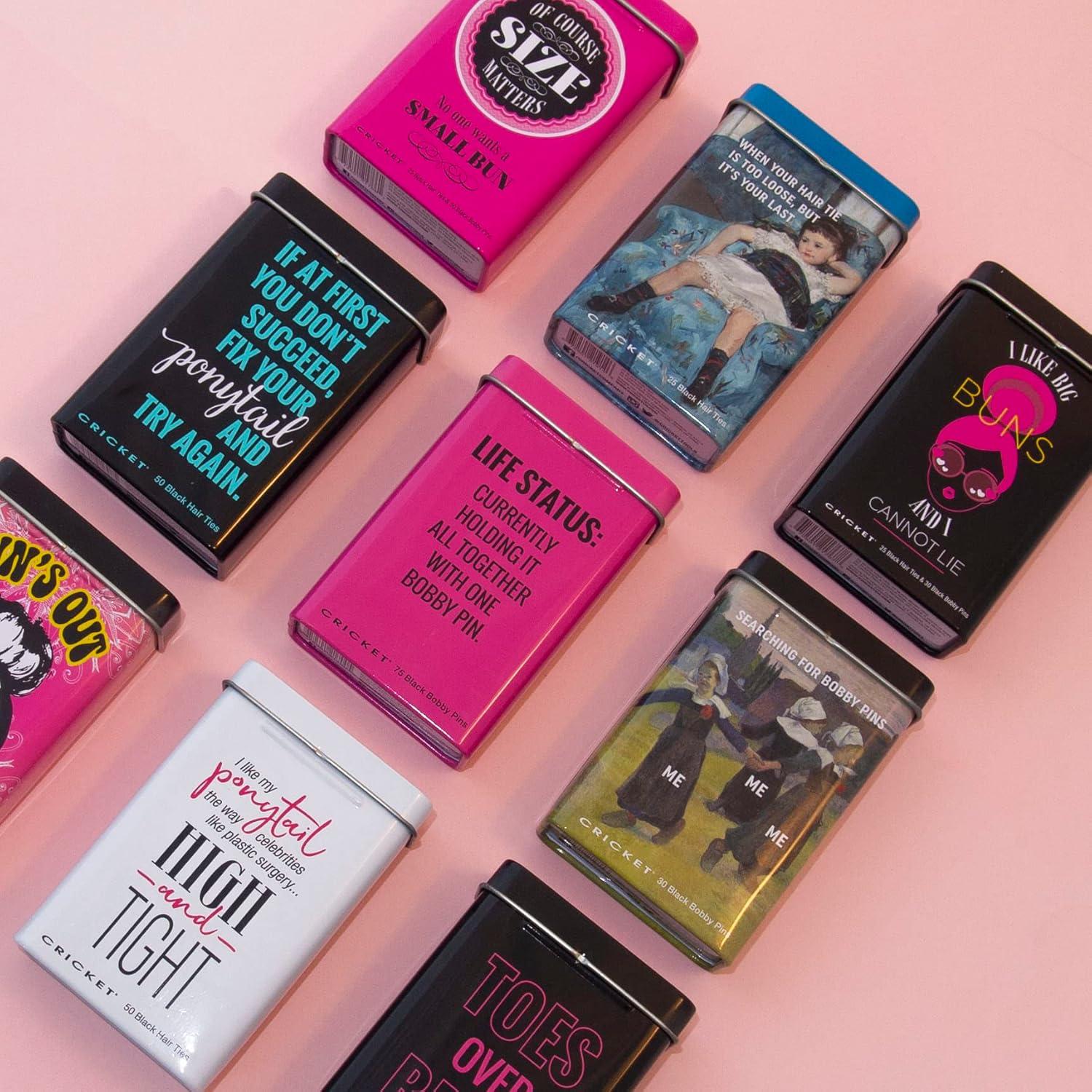 Lata de Pasadores de Cabello Cricket Life Status - 75 PC