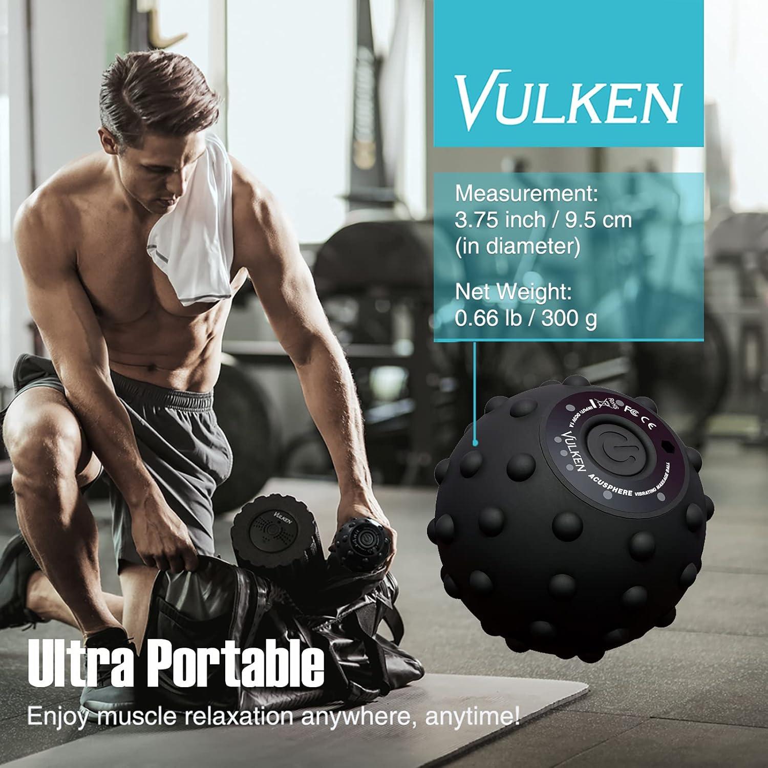 Bola de Masaje Vibrante Vulken Acusphere 4 Velocidades 9.53cm