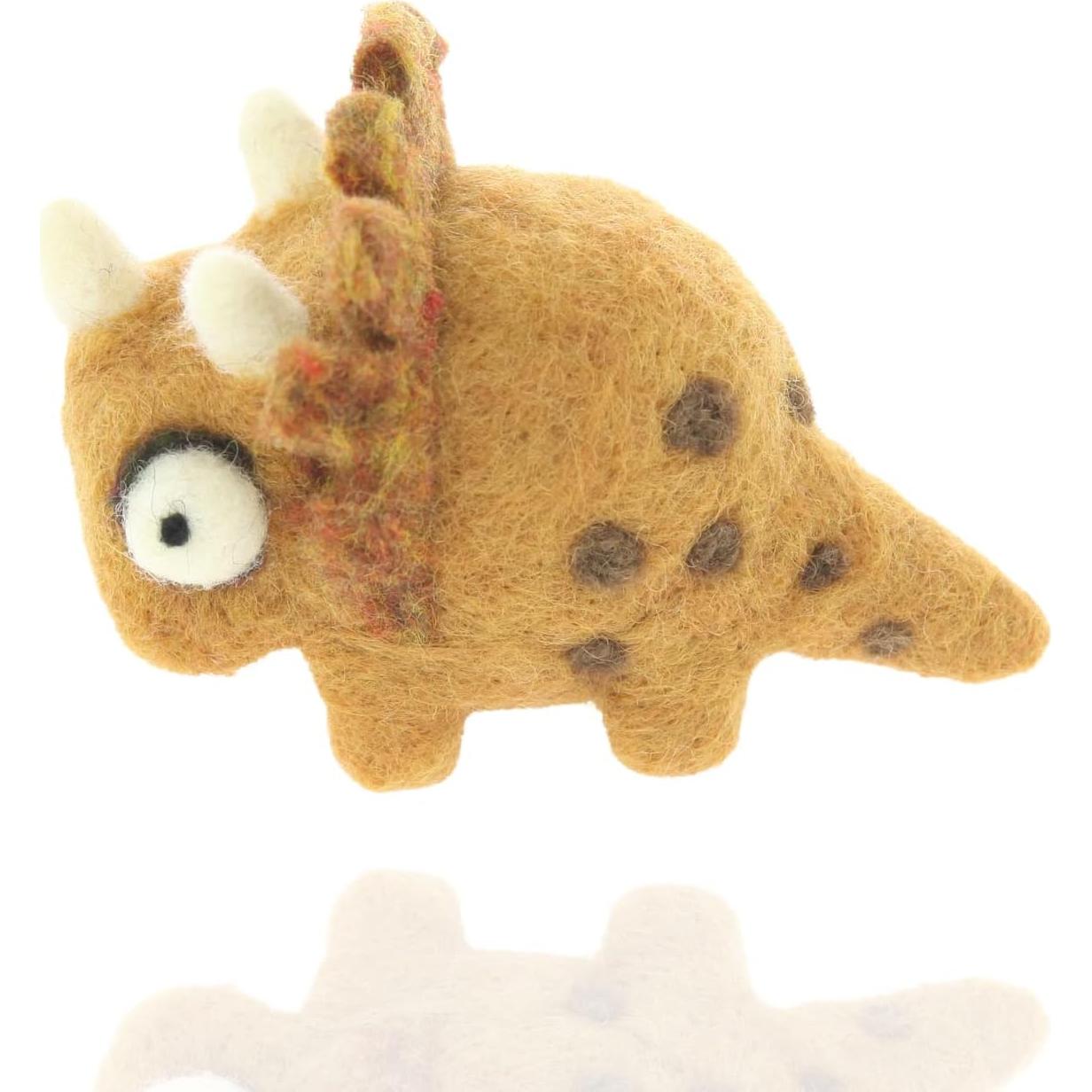 Kit de Afilado de Agujas Woolbuddy - Dinosaurios de Fieltro