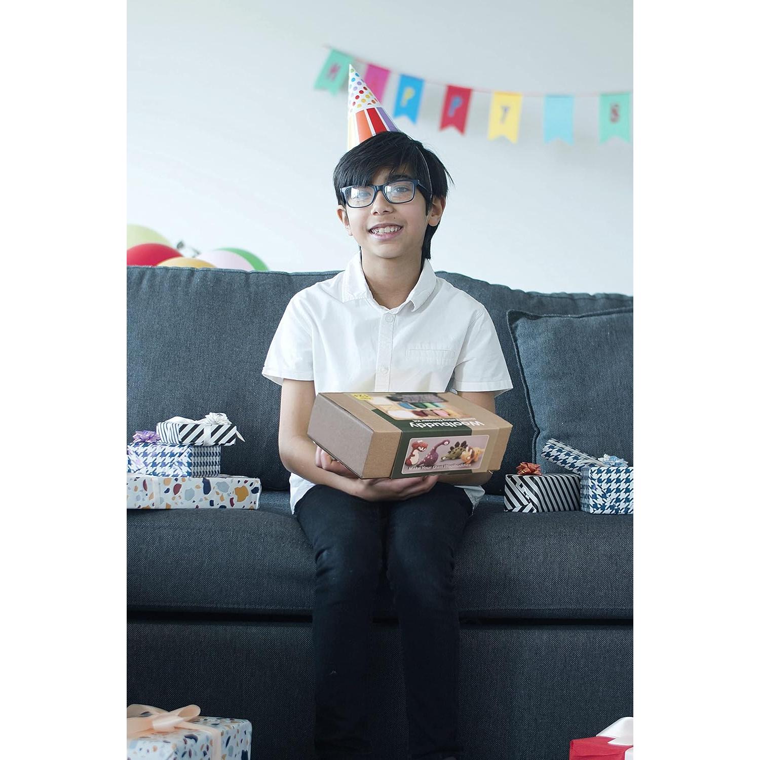 Kit de Afilado de Agujas Woolbuddy - Dinosaurios de Fieltro