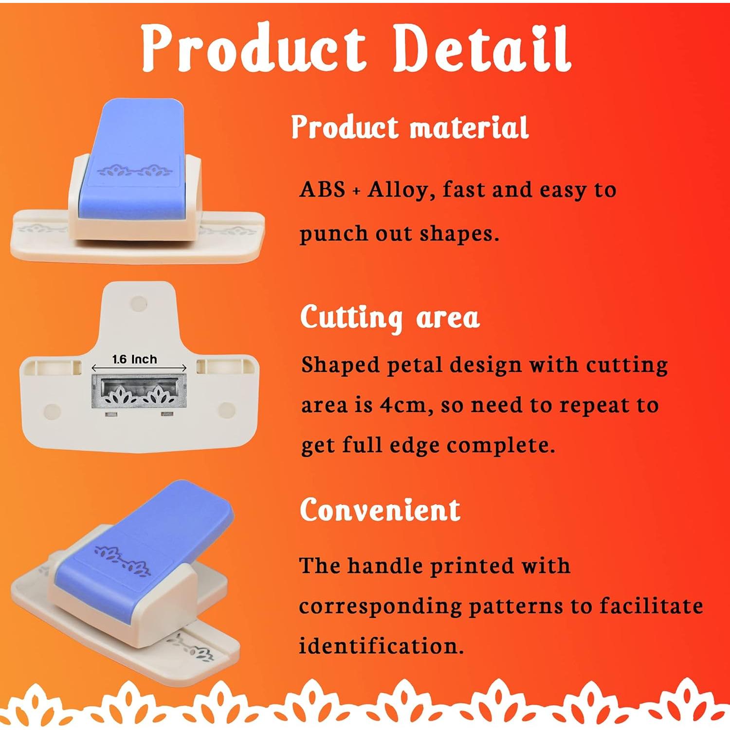 Perforadora de Borde ECOHU BDP002 Diseño de Flor 4 cm