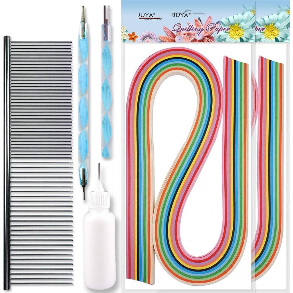 Set Clásico de Quilling JUYA QK10 Azul con Pegamento