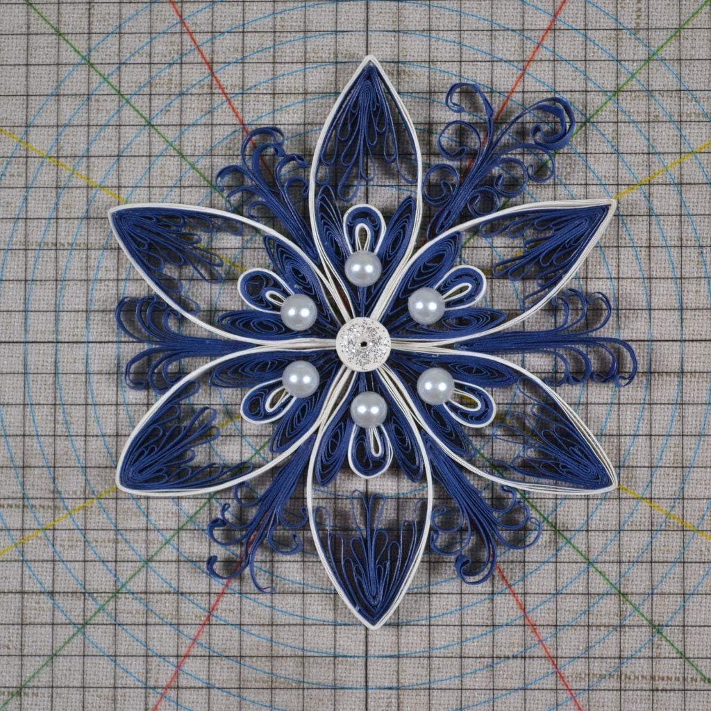 Set Clásico de Quilling JUYA QK10 Azul con Pegamento