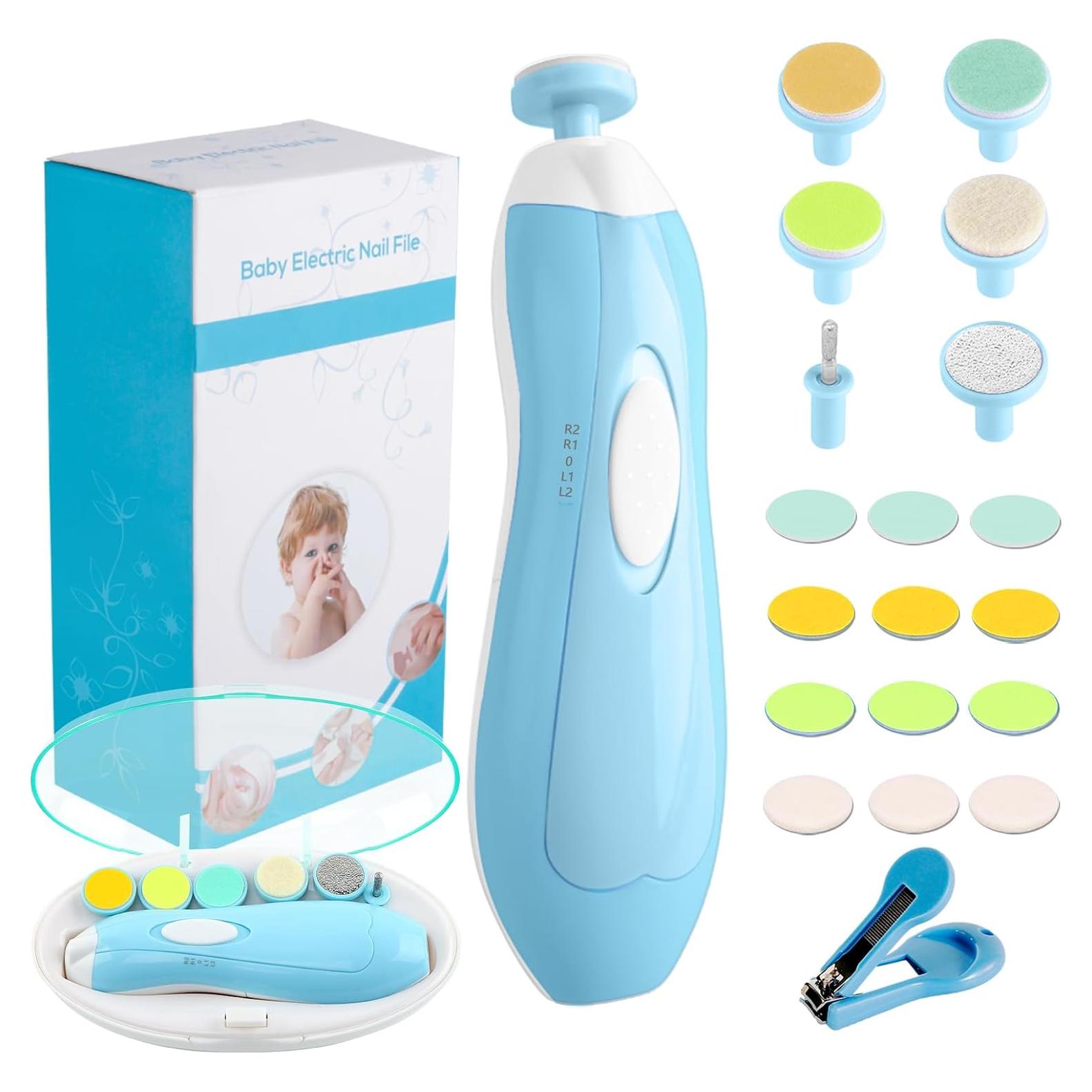 Cortador de Uñas Eléctrico Consevisen 20 en 1 para Bebés y Adultos