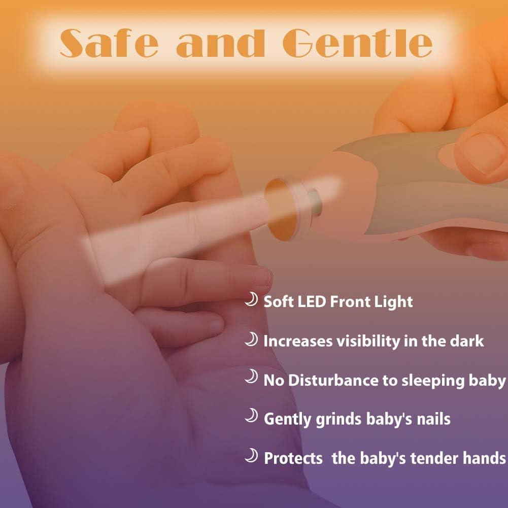 Cortador de Uñas Eléctrico Consevisen 20 en 1 para Bebés y Adultos