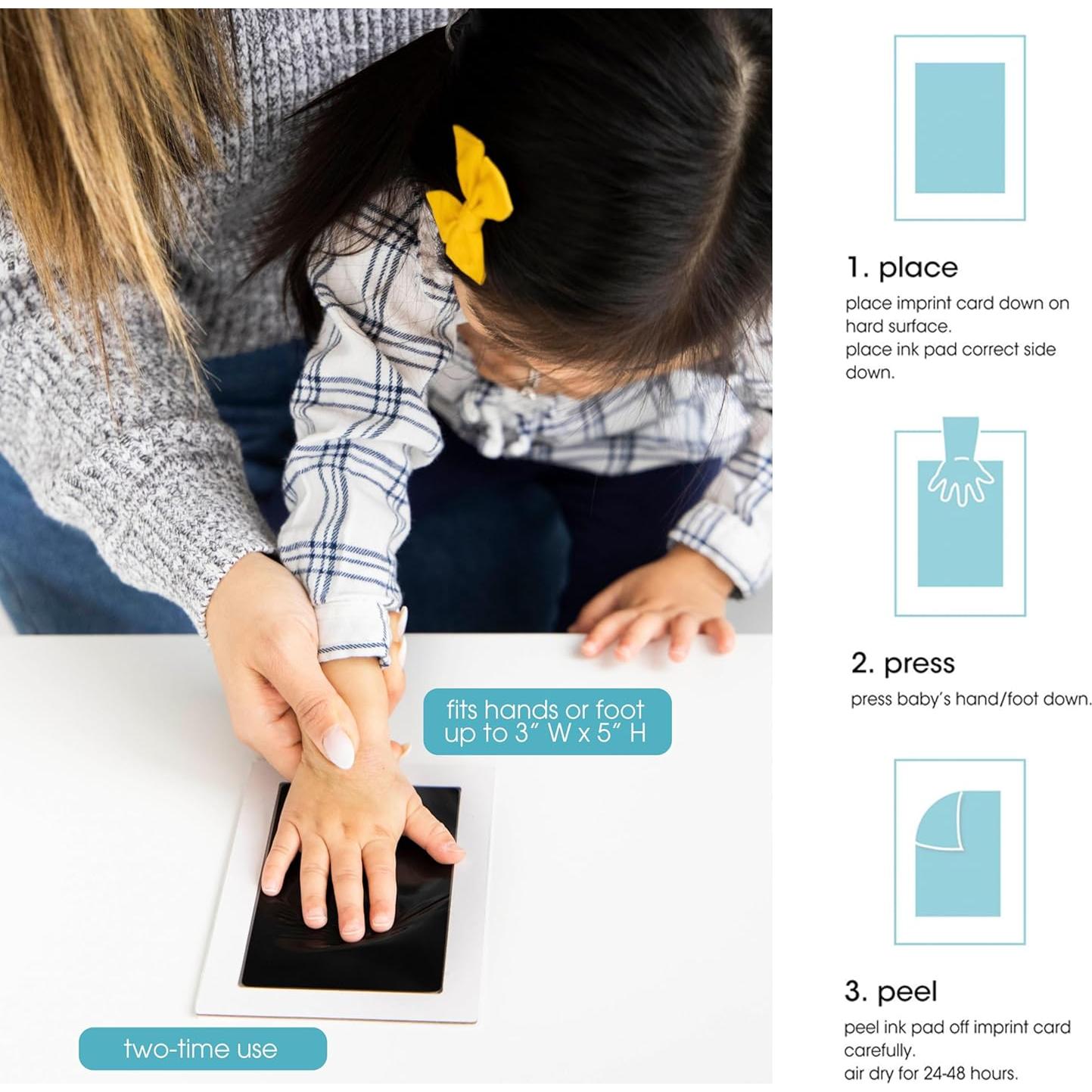 Tinta Limpia Pearhead para Bebés M/L - Sin Desorden, Negro