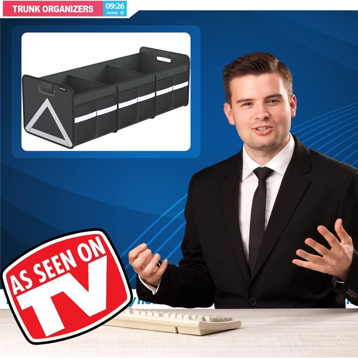 Organizador de Maletero INFUOAP Plegable Negro 76.2x30.5cm