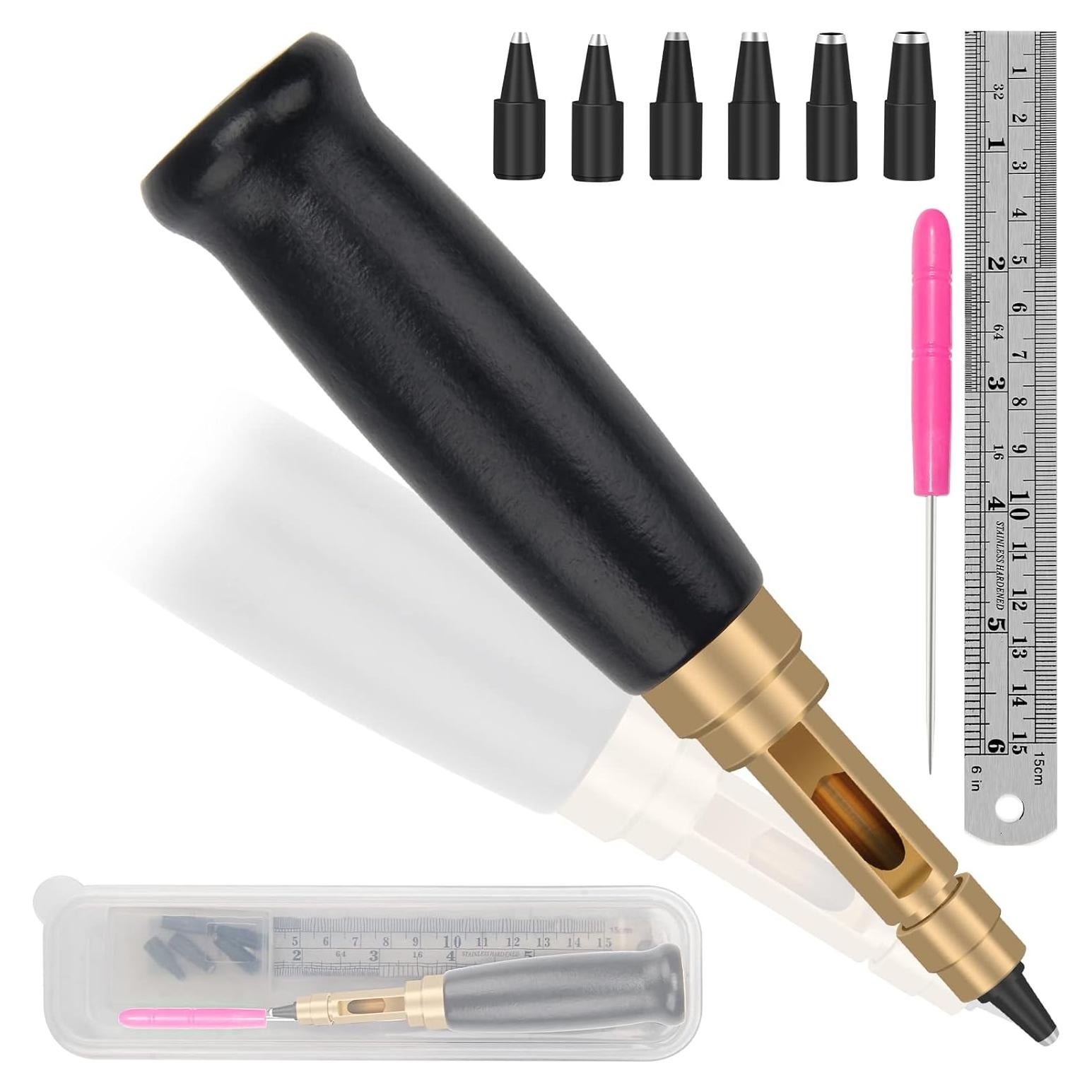 Perforador de Agujeros para Cinturones Boyistar con 6 Puntas