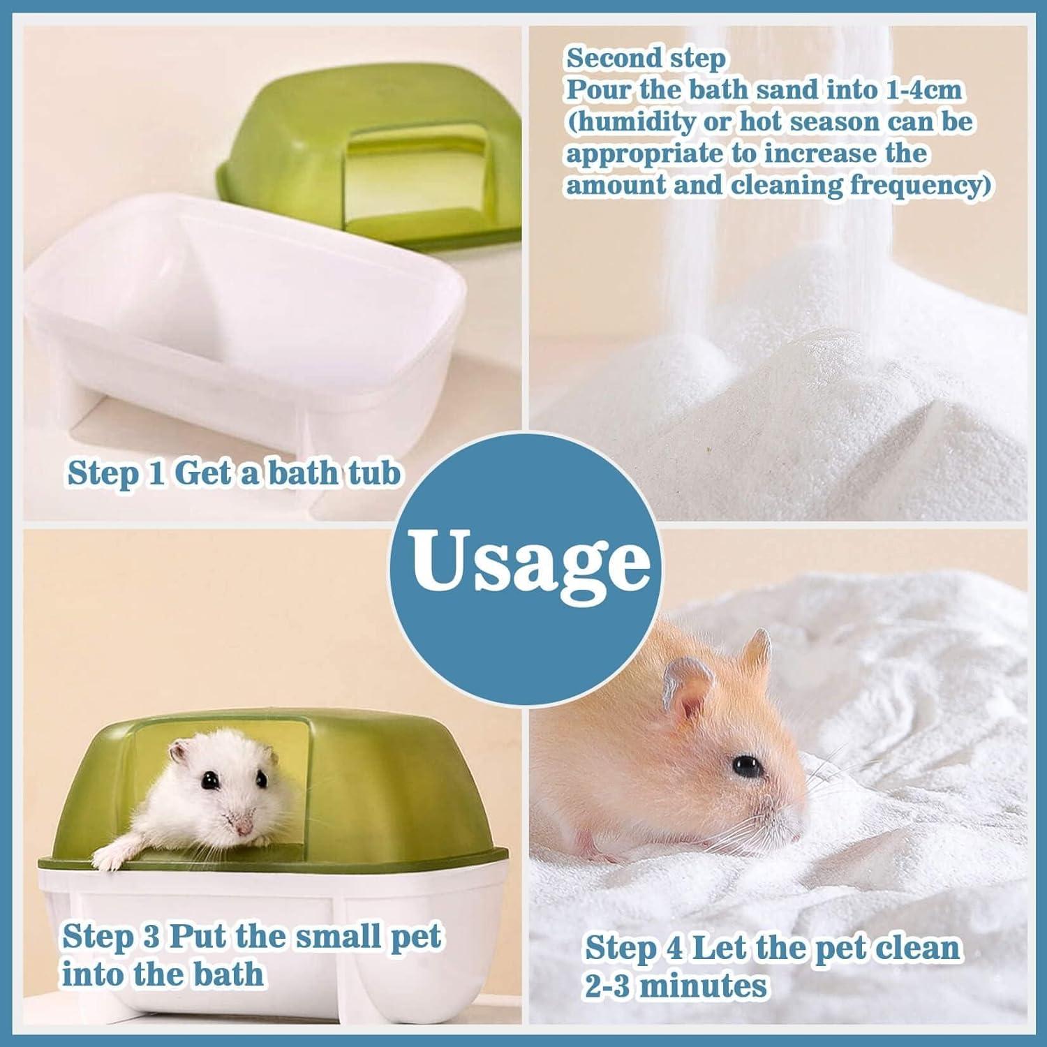 Baño de Arena Sukh 396.9 g para Hámster y Roedores