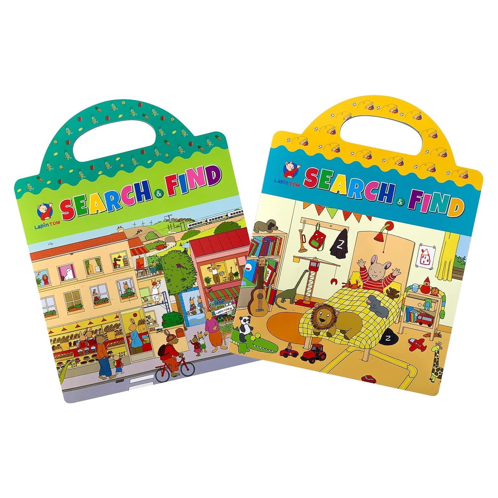 Libros de Pegatinas Reutilizables ROATEE 2pcs para Niños 3+ Años