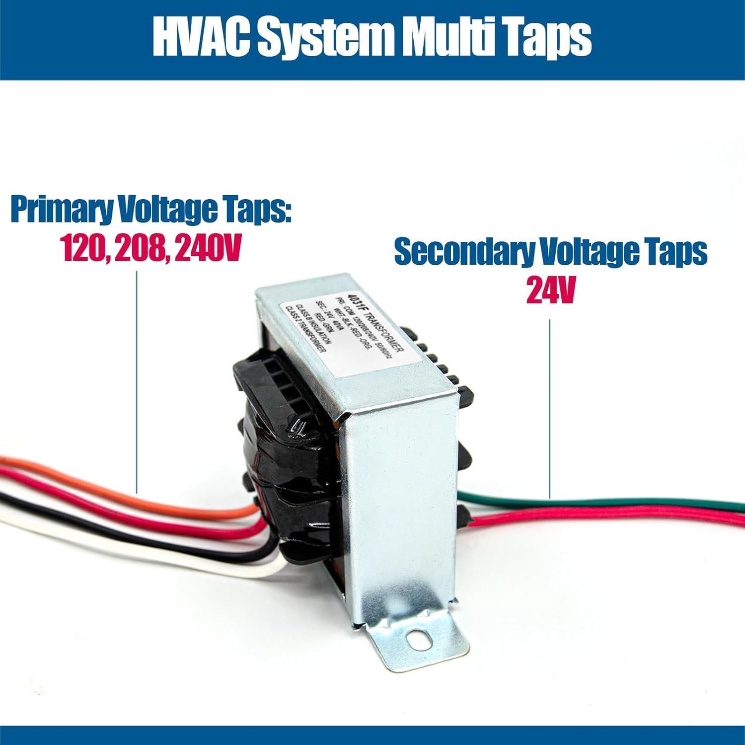 Transformador de Control 24V 40VA ChooKaChoo Multi Tap