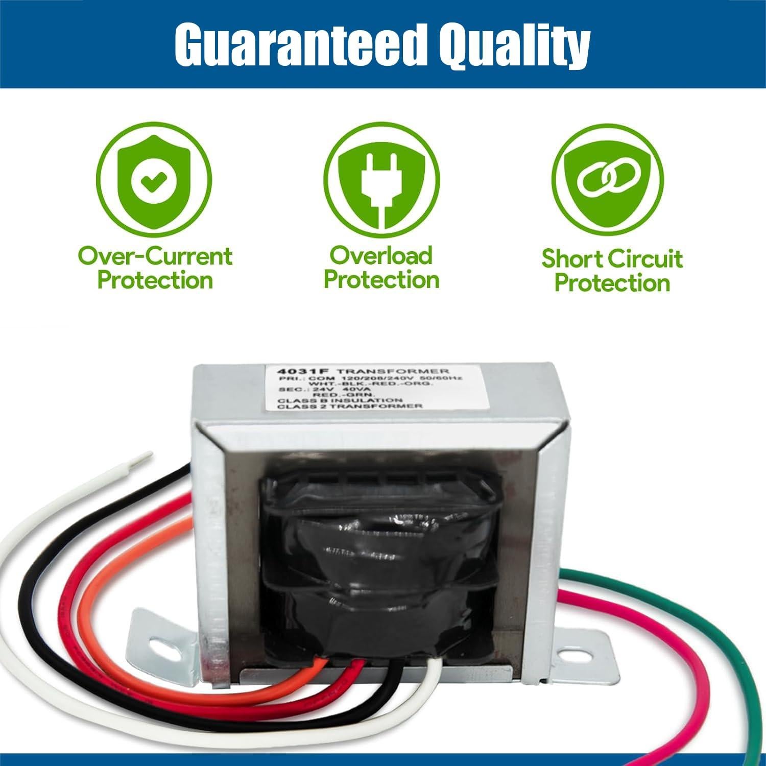 Transformador de Control 24V 40VA ChooKaChoo Multi Tap