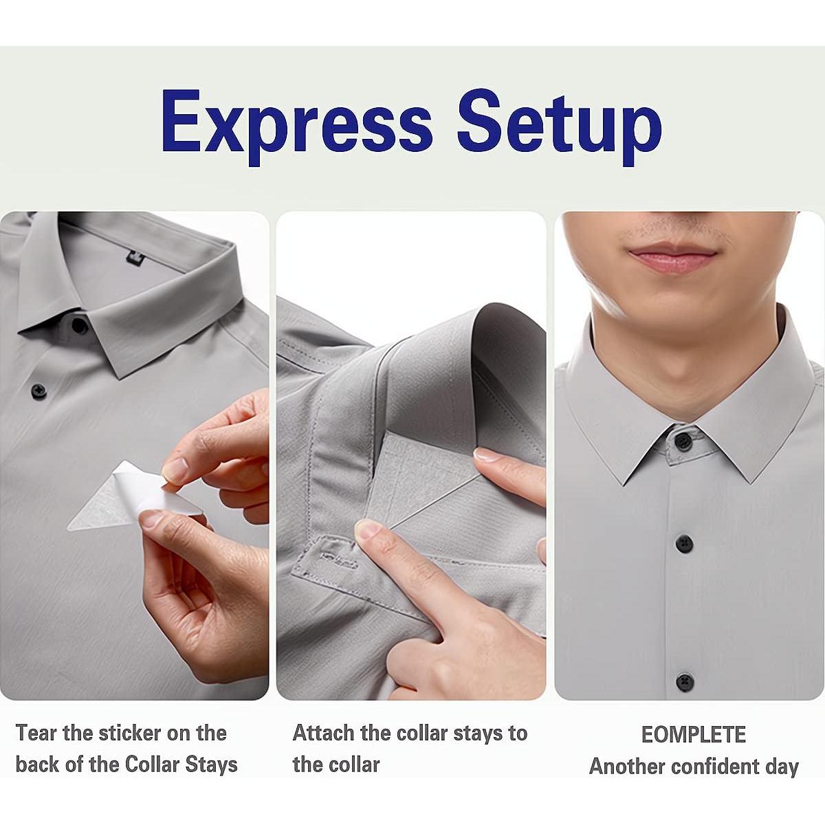 Soportes de Cuello Fijos 120 Pcs para Camisas Polo - PVC Alta Calidad