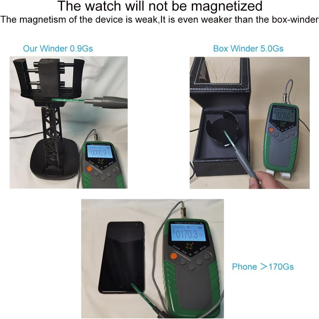 Enrollador de Reloj Automático FEICHONGHO con Temporizador y Batería