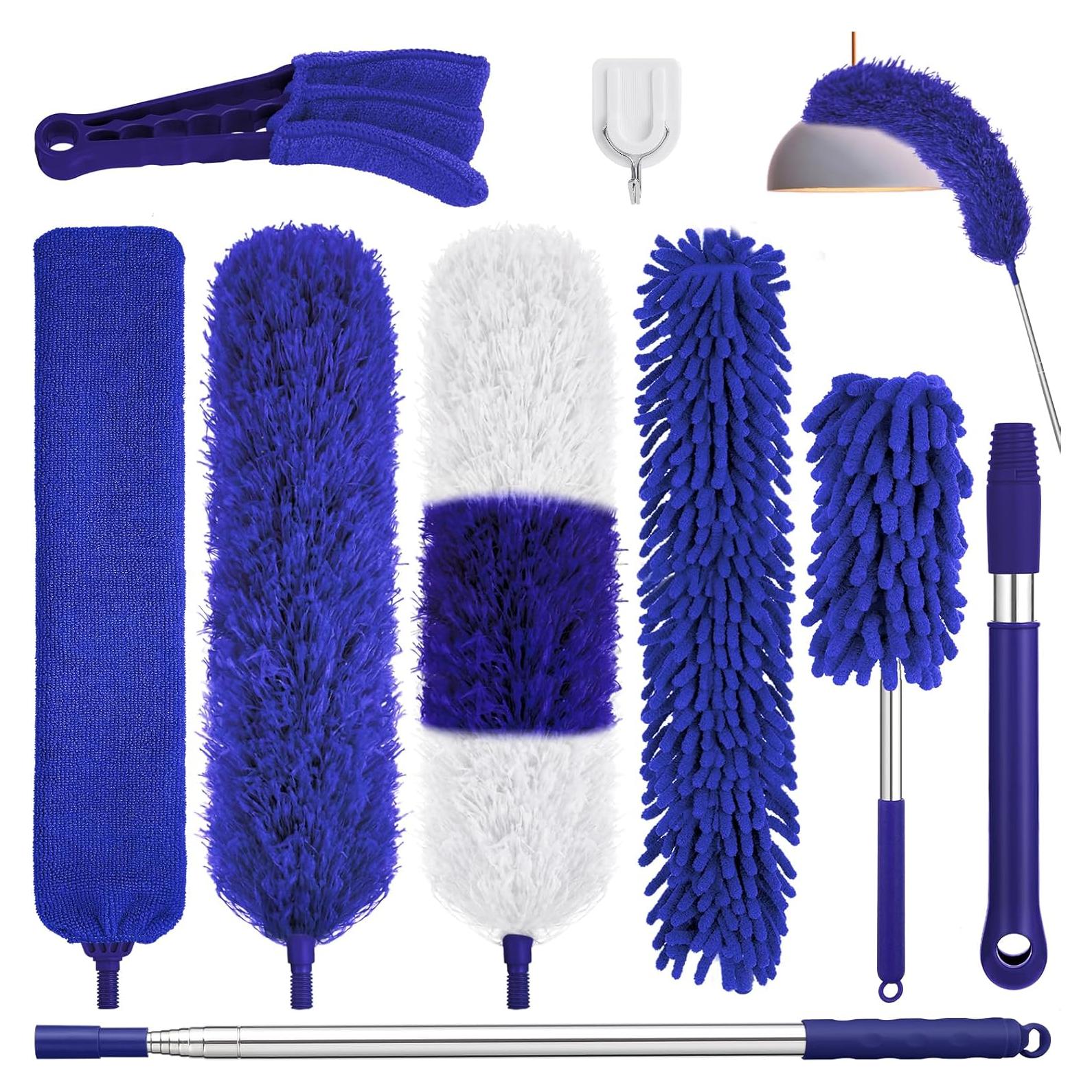 Kit de Limpieza Wlich 9 PCS Microfibra Extensible 254 cm