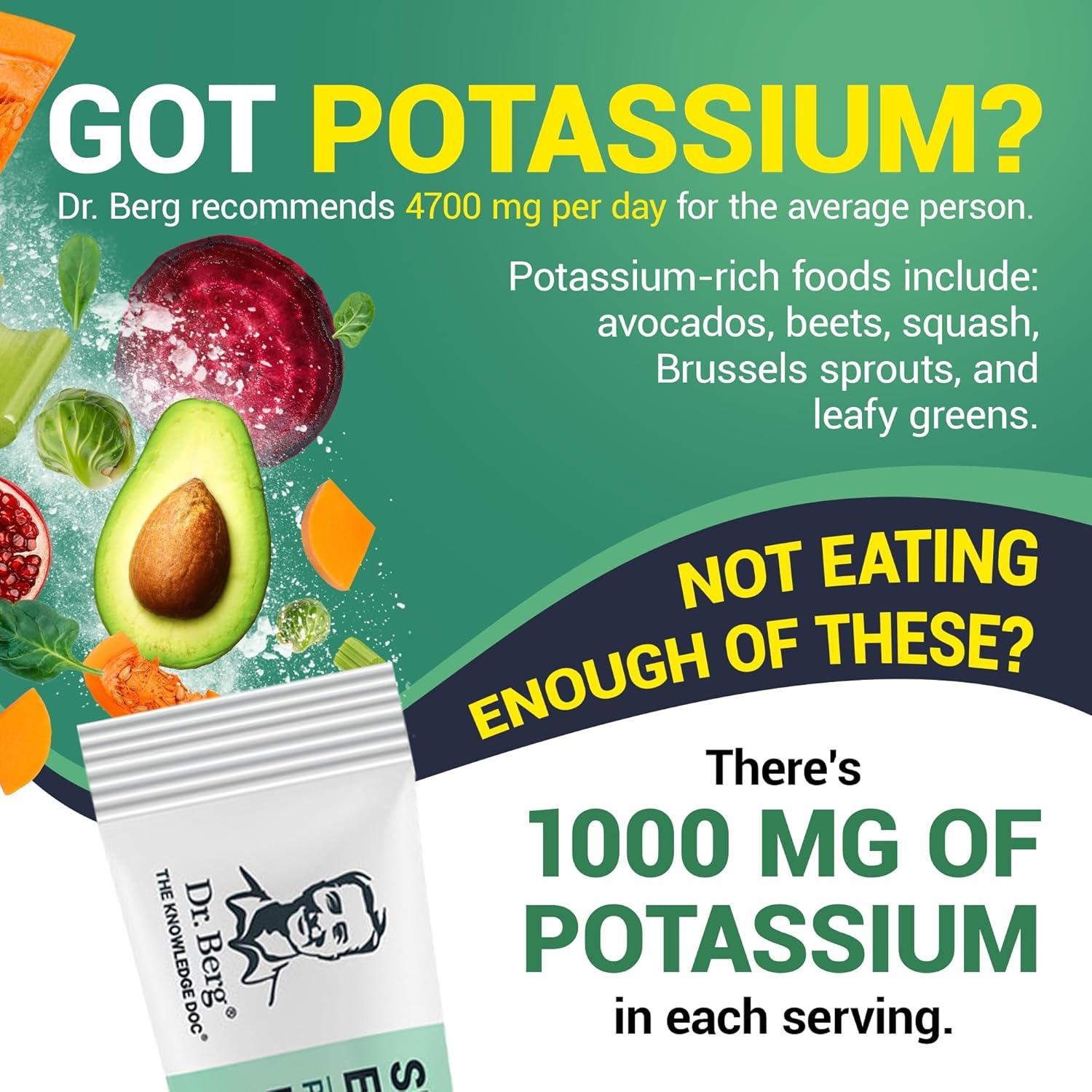 Polvo de Electrolitos Dr. Berg - Hidratación Deportiva 30 Paquetes