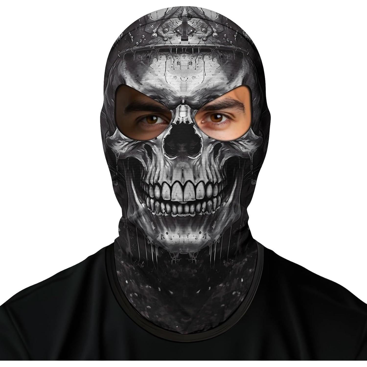 Balaclava Unisex ShopINess 3D Calavera para Deportes